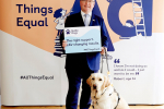 South Swindon MP Robert Buckland backing the Guide Dogs “All Things Equal” campaign