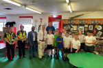 Robert's visit to Westlea Primary School