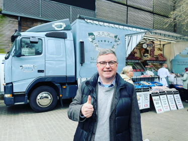 Robert Buckland MP at the Launch of Wharf Green Market